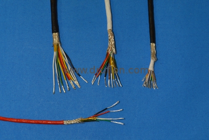 PTFE insulated multi-core cables